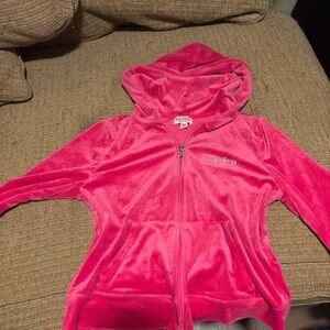 Juicy Couture Hot Pink Hooded Jacket